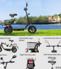 TWOFISH M5 Pro-E Electric Scooter with Seat & Basket (EU)