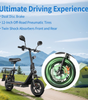 TWOFISH M5 Pro-E Electric Scooter with Seat & Basket (EU)