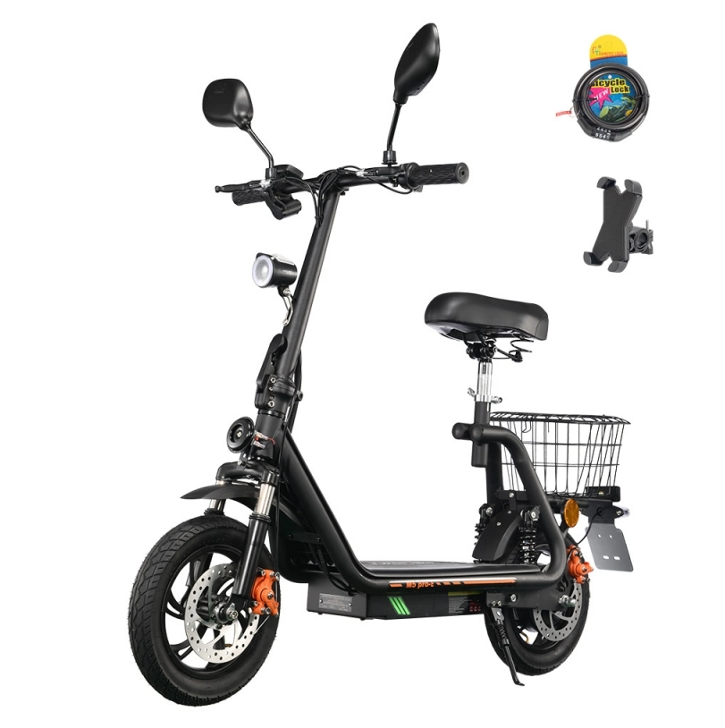 TWOFISH M5 Pro-E Electric Scooter with Seat & Basket (EU)