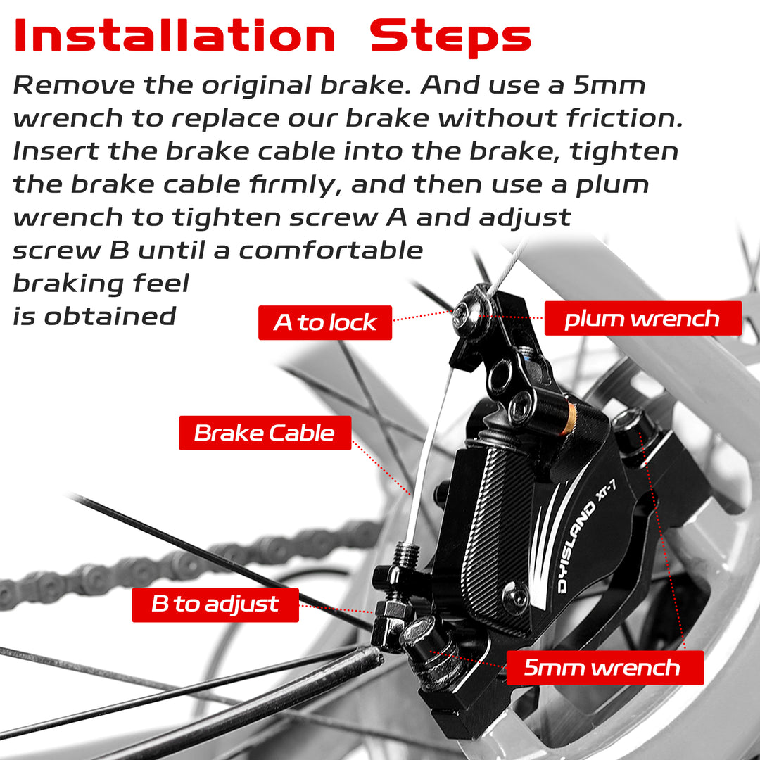 Electric Bike Tightening Disk Brakes On A Bike Electric Bike Disc