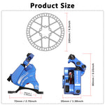 DYISLAND XT-8 Cable Actuated Road Bicycle Hydraulic Disc Brakes kit