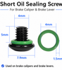 DYISLAND Hydraulic Brake Lever & Caliper Oil-Sealing Screw with O-Ring
