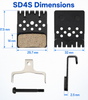 DYISLAND SD4S Ceramic Brake Pads