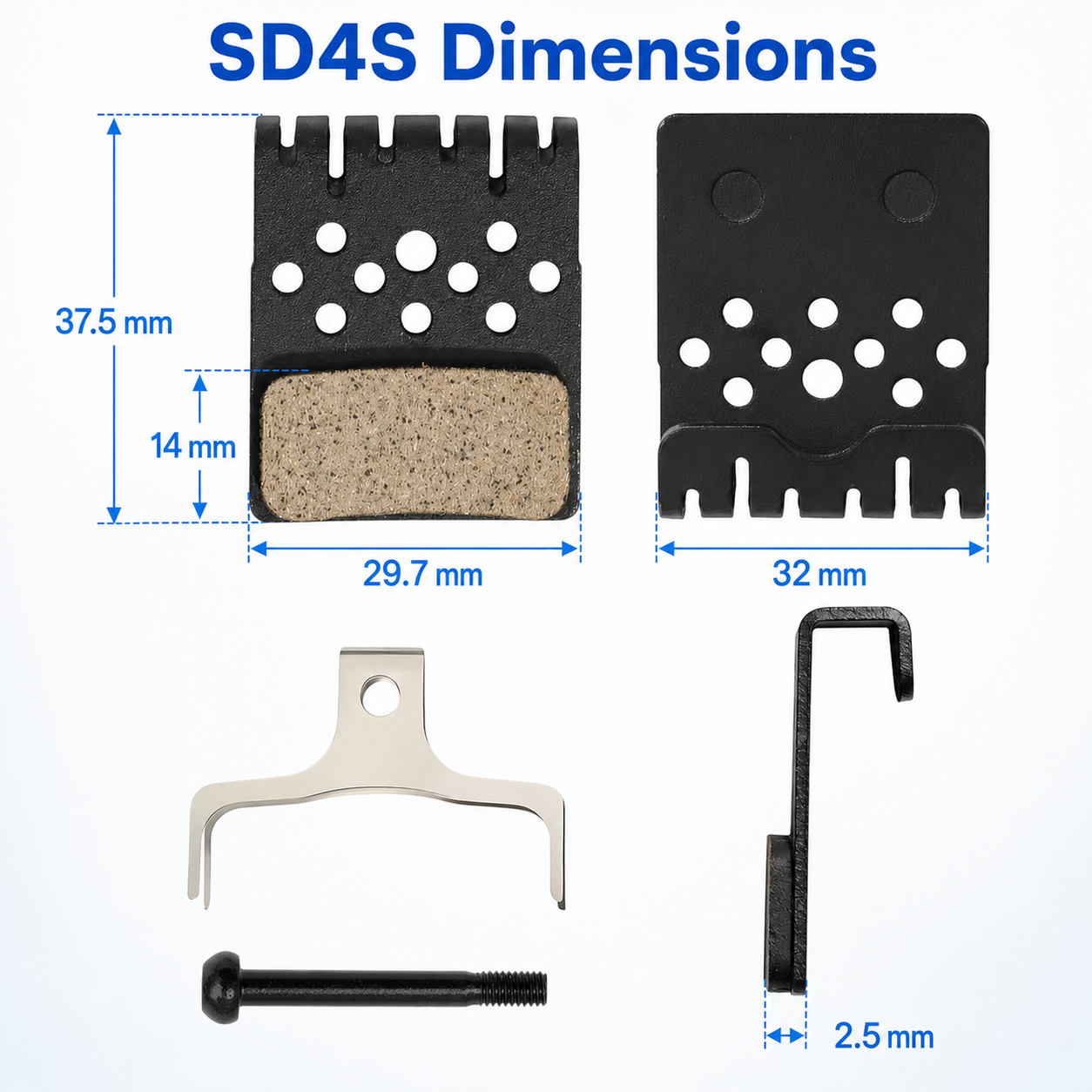 DYISLAND SD4S Ceramic Brake Pads