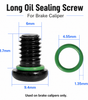 DYISLAND Hydraulic Brake Lever & Caliper Oil-Sealing Screw with O-Ring