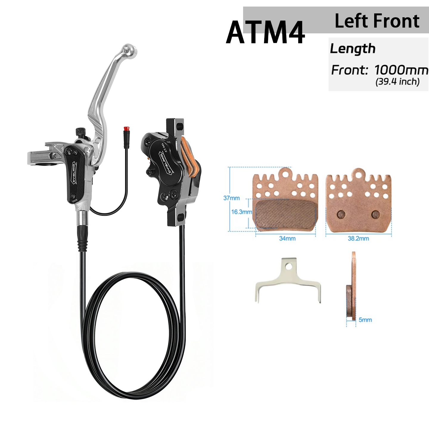 DYISLAND  ATM4  Four-Piston Electric Bicycle Brake Kit  - 【 2026 NEW 】
